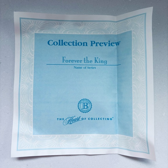 Elvis Bundle: Pez Tin, Jewel of Vegas Plate, 2 Ornaments, Tin - Picture 9 of 11